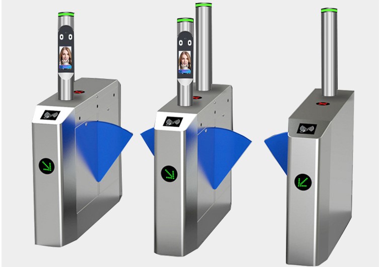 電影院入口通道閘機(jī)一般可以選擇：翼閘、擺閘和三輥閘